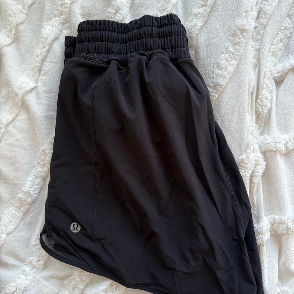 Lululemon Black Hotty Hot Shorts